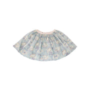 Les Enfantines Alouette Liberty Sea Green Floral Cotton Kids Dress