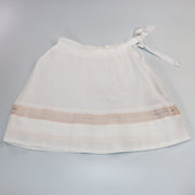 Elegant Les Enfantines Ceremony White Nude Cigogne Baby Dress