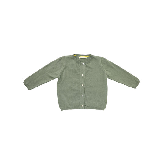 Les Enfantines Coc Cinelle Kaki Cotton Baby Romper 18 Months