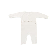 Les Enfantines Off White Baby Grenouille Romper Soft Cotton One-Piece