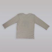 Les Enfantines Mist Elephant Print Long Sleeve Manchot Baby Top