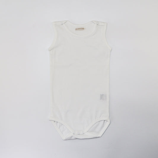 Les Enfantines Baby White Penguin Print Cotton Sleepsuit Onesie