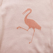 Les Enfantines Baby Girl Pink Penguin Collar Cotton Sleepsuit Romper