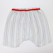 Les Enfantines Baby Toucan and Lipstick Stripe Cotton Romper