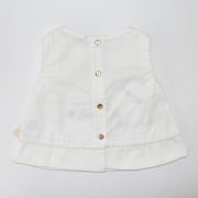 Les Enfantines Powder Pink Chouette Baby Girl Cotton Romper