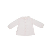 Les Enfantines Coquerelle Champagne Elegant Baby Romper with Classic Collar