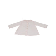 Les Enfantines Coquerelle Champagne Elegant Baby Romper with Classic Collar