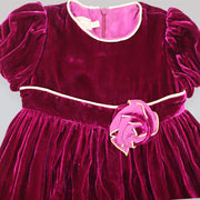 Elegant La Stupenderia Abia Dark Purple Velvet Party Dress