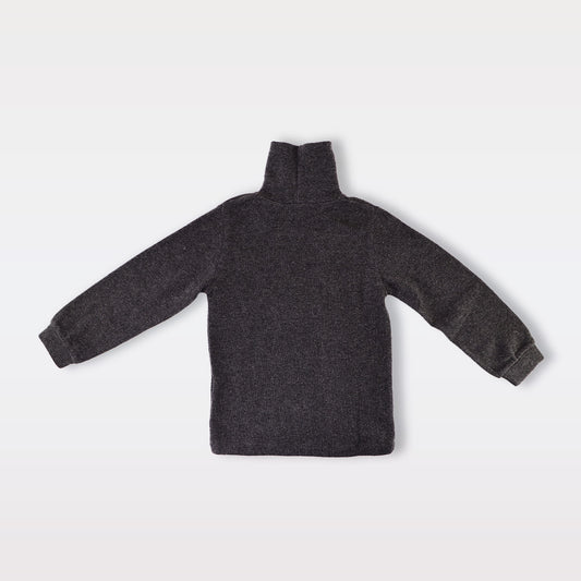 Elegant La Stupenderia Grey Pulu Knit Sweater for Kids