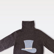 Elegant La Stupenderia Grey Pulu Knit Sweater for Kids