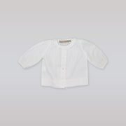 Elegant White and Pink Cotton Cama Shirt by La Stupenderia
