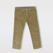 La Stupenderia Green Panu Pants for Stylish Little Kids