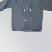 La Stupenderia Boys Light Blue Knit Cardigan Sweater