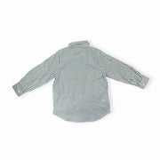 La Stupenderia Boys Green Camo and Striped Cotton Shirt