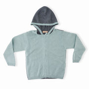 Premium La Stupenderia Green Knit Button Up Baby Cardigan