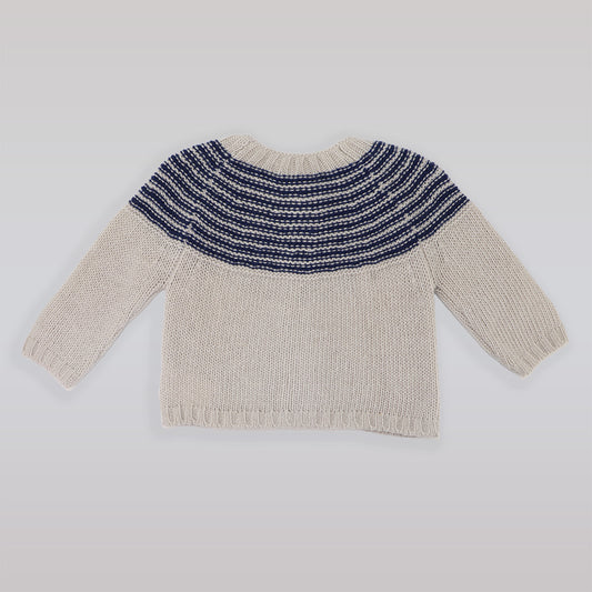 Elegant La Stupenderia Knitted Baby Cardigan for Toddler Girls