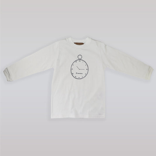La Stupenderia Mago Boys White Short Sleeve Button Down Shirt