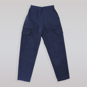 La Stupenderia Boys Elegant Blue Tailored Pano Trousers for Occasions