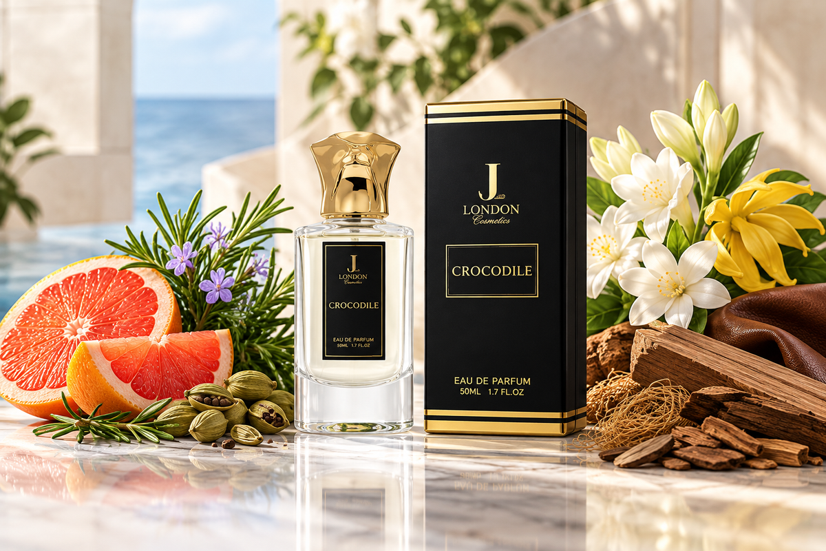 Jan London Crocodile Woody Aromatic Perfume Inspired by Lacoste White