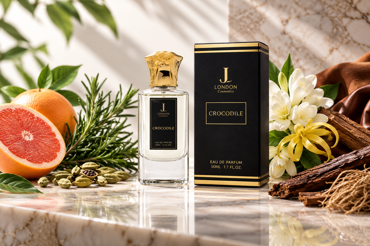 Jan London Crocodile Woody Aromatic Perfume Inspired by Lacoste White