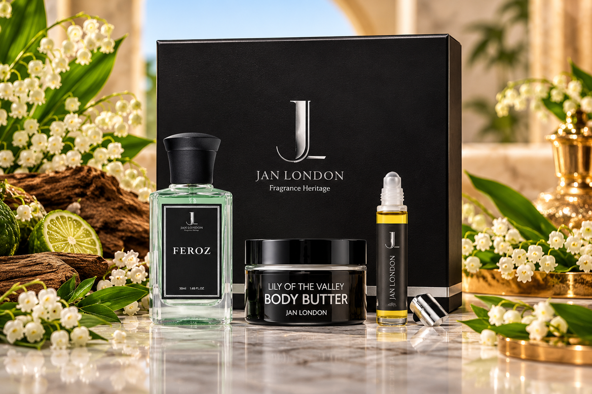 Jan London Feroz Luxury Fragrance Gift Set with Perfume Butter