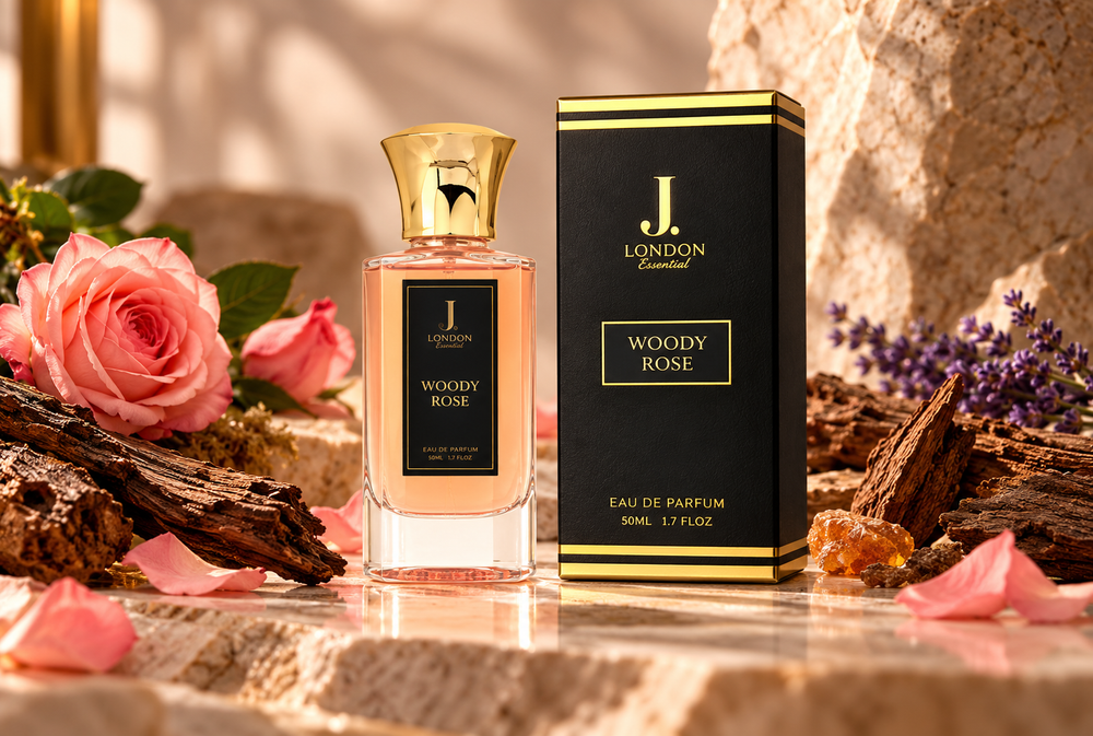 Woody Rose Unisex Eau De Parfum Long Lasting 50ml Woody Fragrance