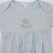 Magnolia Baby Vintage Puppy Printed Pima Cotton Baby Gown