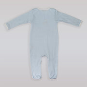 Magnolia Baby Soft Cotton Blue Duck Applique Bubble Romper