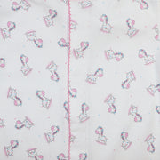 Magnolia Baby Soft Pima Cotton Zany Zebra Print Footie