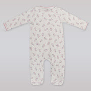 Magnolia Baby Soft Pima Cotton Zany Zebra Print Footie