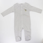 Magnolia Baby Counting Sheep Embroidered Soft Cotton Footie Pajamas
