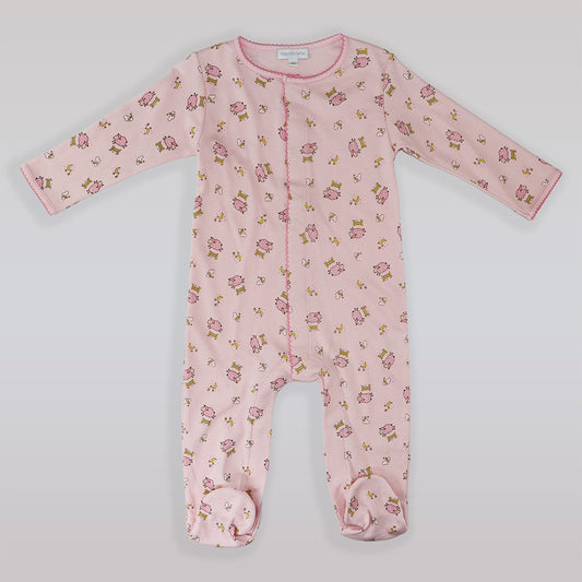 Magnolia Baby Counting Sheep Soft Pima Cotton Infant Footie