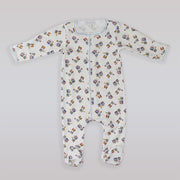 Magnolia Baby Griers Choo Print Cotton Footie Baby Pajamas