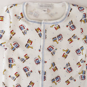 Magnolia Baby Griers Choo Print Cotton Footie Baby Pajamas