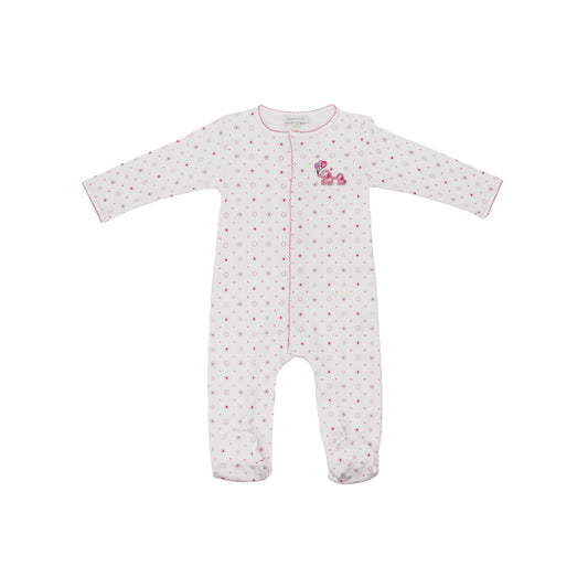 Magnolia Baby Sweet Love Embroidered Footie Pajamas for Infants