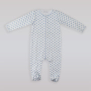 Magnolia Baby Soft Pima Cotton Three Dots Printed Footie Sleepsuit