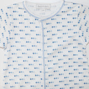 Magnolia Baby Soft Pima Cotton Three Dots Printed Footie Sleepsuit