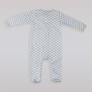 Magnolia Baby Soft Pima Cotton Three Dots Printed Footie Sleepsuit