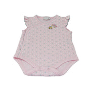 Magnolia Baby Little Birds Pink Pima Cotton Baby Footie
