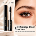 Big Gel Waterproof Mascara by MARIA ALI -Volumising & Long-Lasting 24-Hour Wear up 12x Volume Smudge-Proof Black