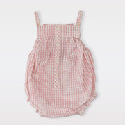 Nanos Baby Soft Cotton Checkered Mameluco Romper for Infants