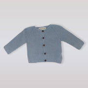 Mi Pequeno Lucas Blue Tirol Knit Cardigan for Baby Infants