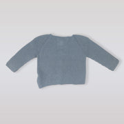 Mi Pequeno Lucas Blue Tirol Knit Cardigan for Baby Infants