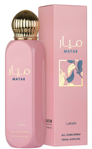Lattafa Mayar All Over Body Spray 150ml Fruity Floral Fragrance