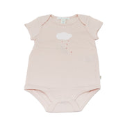 Marie Chantal Soft Cotton Cloud Print Short Sleeve Body Suits