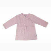 Noppies Baby Light Rose Long Sleeve Wrap Front Patterned Top
