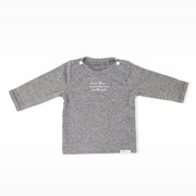 Noppies Baby NOP Anthracite Grey Cotton Long Sleeve Top