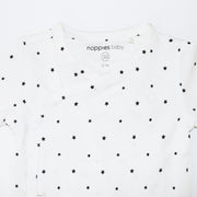 Noppies Baby Classic White Soft Cotton Newborn Wrap Bodysuit