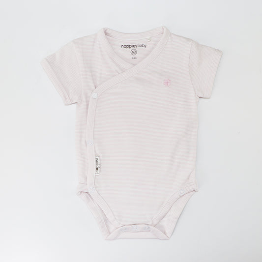 Noppies Baby Light Rose Cotton Romper for Infants 2-4 Months