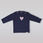 Soft Noppies Baby Navy Blue Cotton Comfort Fit Bodysuit